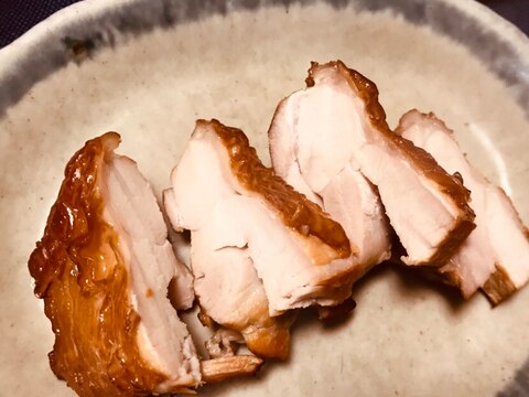 鳥もも肉の燻製